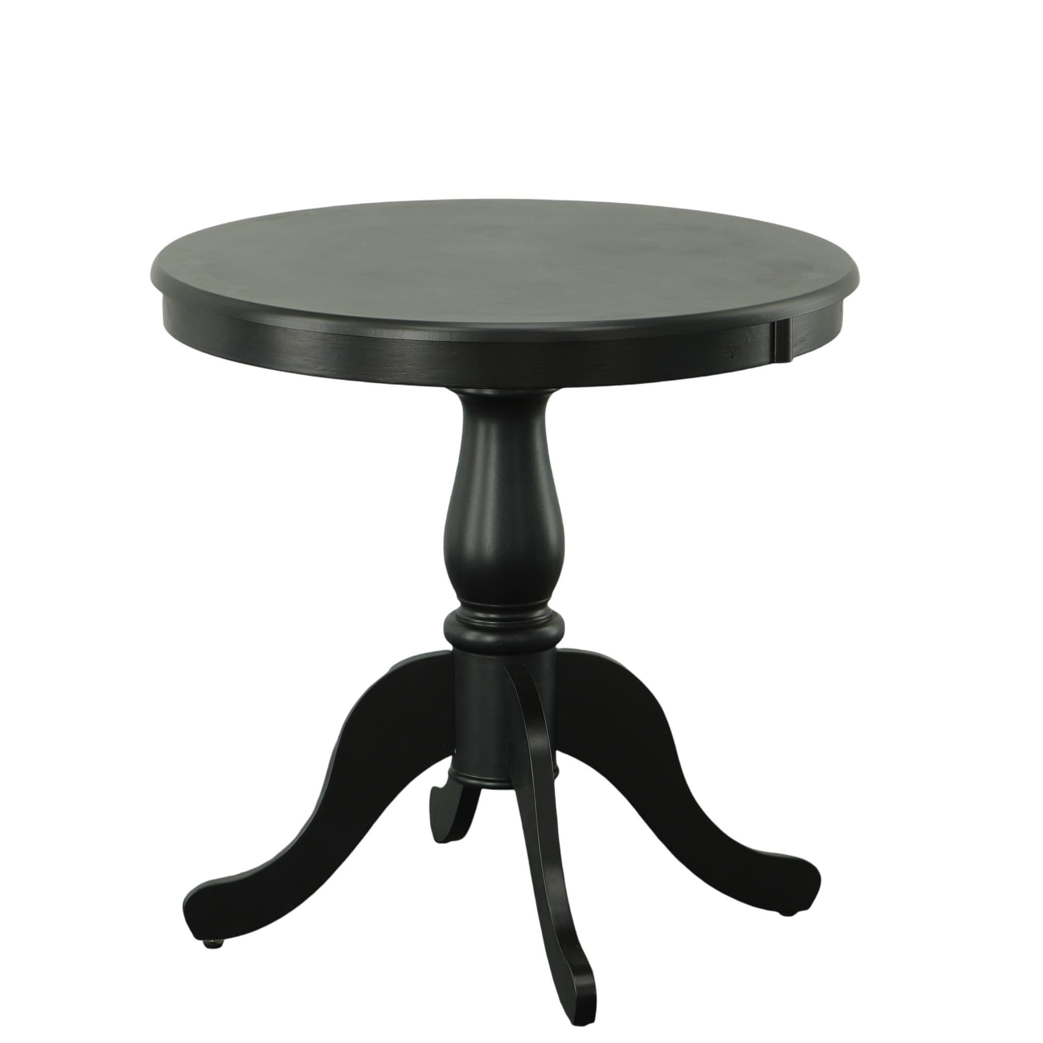 Carolina Chair & Table Fairview Round Dining Table – Classic American Style Furniture, Seats 2-4 Person Wooden Top Pedestal Base Table for Kitchen or