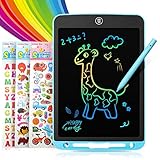 Toys for 3 4 5 6 7 8 Years Old Girls Boys, 10 Inch Colorful Toddler Doodle Board Drawing Tablet,...