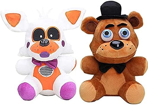 Paquete de 3 peluches de cinco noches de 7 pulgadas y cinco noches (2 piezas-B)