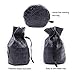 Haxtec Dragon Dice Bag Dungeons and Dragons Gift Drawstring Leather DND Dice Pouch Storage Bag for D&D Dice, Coins and Accessories (Blue Eye)
