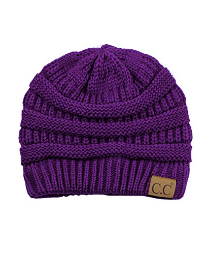 Image of Cambridge Select Thick Slouchy Knit Oversized Beanie Cap Hat