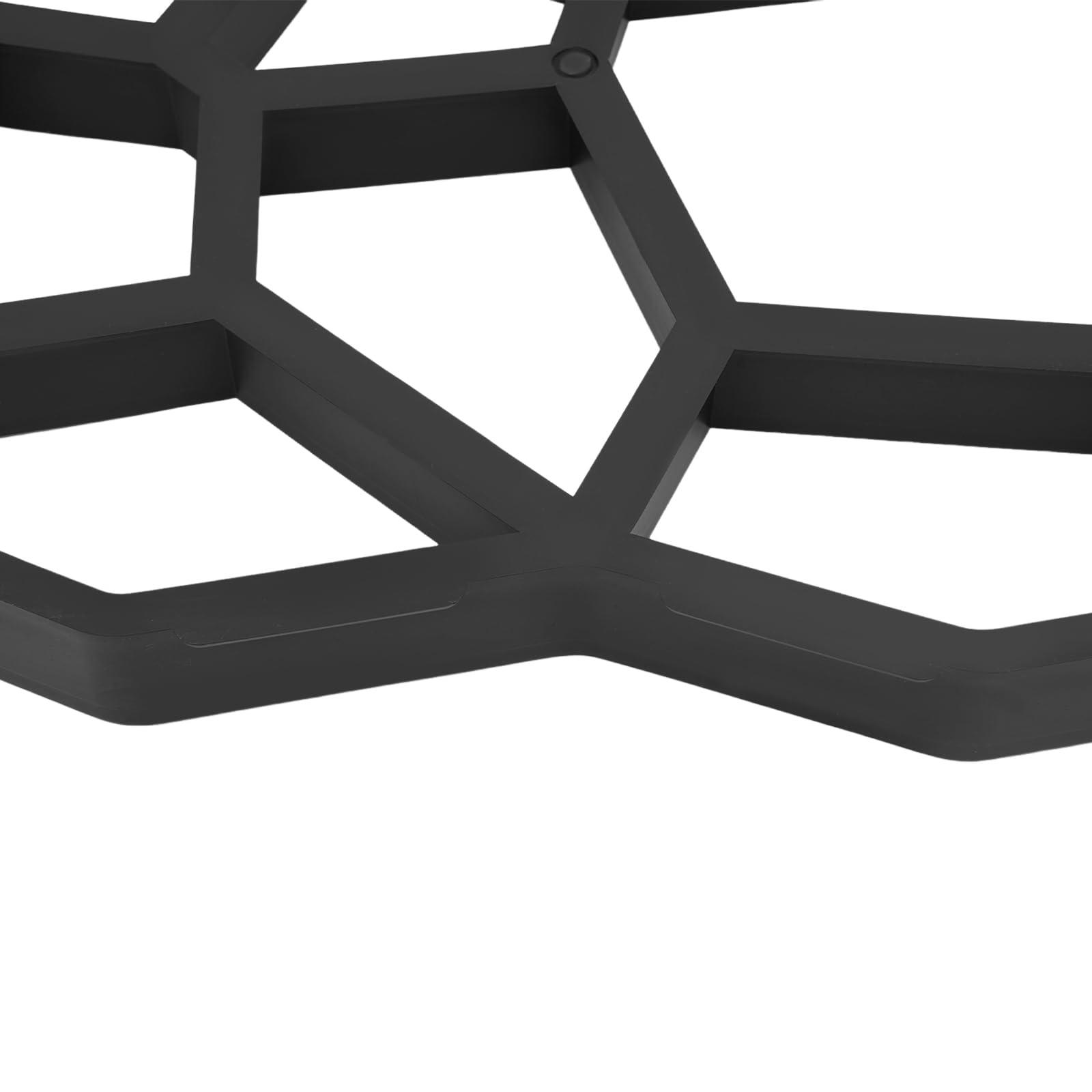 2er Set Betonform Gehweg 50x50cm – Schwarz Schalungsform für Pflastersteine, Form Kunststoff Pflasterform, DIY Gießform für Gartenwege & Einfahrt – Rutschfeste Betonplatten, Robust & Wiederverwendbar