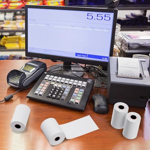 (50 Rolls) 2 1/4" x 85' Thermal Paper, Receipt Paper, POS Cash Register Receipt Rolls Fits for Most Credit Card Terminals, 2 1/4 inch x 50 feet-85 Rolls by CLASSY - Image 4