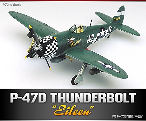 Toys 4 U 7777 Academy 12474 P-47D Thunderbolt Eileen 1/72 Plastic Model Kit Toy Aircraft