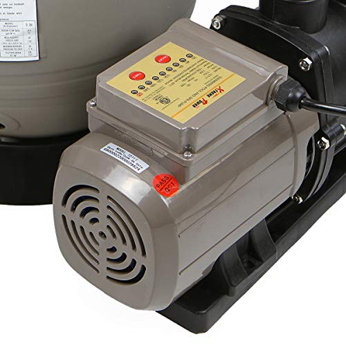 Xtremepowerus 2640Gph 13" Sand Filter W/ 3/4Hp Digital Programmer Timer Above Ground Swimming Pool Pump Set #TOP6