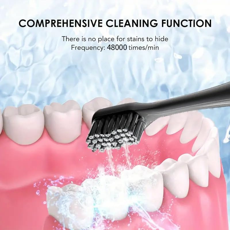 Carepik Electric Toothbrush with Water Flosser, Professional 2 in 1 Cordless Advanced Water Dental Flosser Toothbrush Combo, Portable for Travel and Home