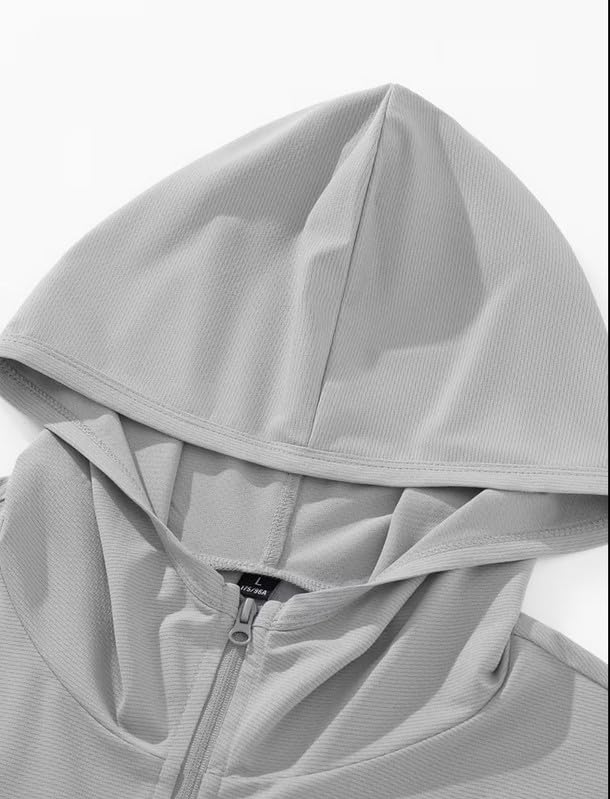 Image of BE SAVAGE UPF 50+ Summer Sunscreen Jacket For Men Lightweight Anti- Tan Breathable Outdoor Biker Running Jacket