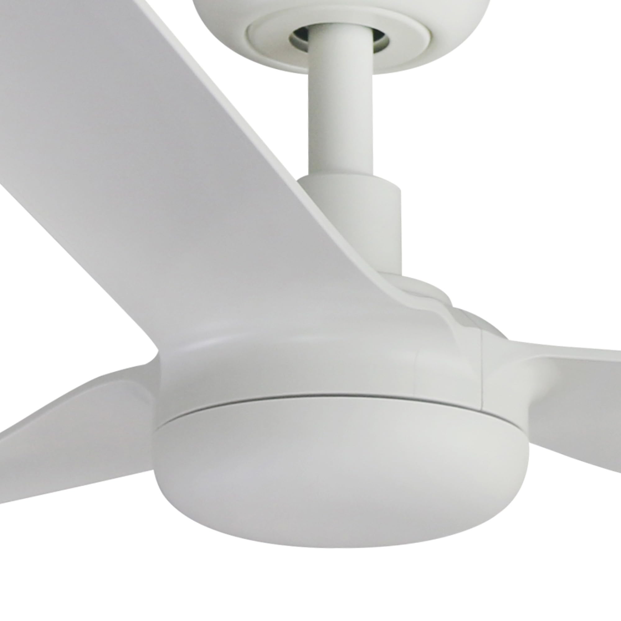 FARO BARCELONA 33814 - PUNT Ventilador de techo blanco sin luz con motor DC