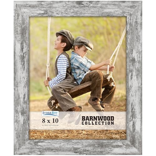 Icona-Bay-8x10-Pony-Gray-Picture-Frame-Country-Rustic-Style-8-x-10-Photo-Frame-Table-Top-or-Wall-Mount-Barnwood-Collection Icona Bay 8×10 Pony Gray Picture Frame Country Rustic Style 8 x 10 Photo Frame Table Top or Wall Mount Barnwood Collection