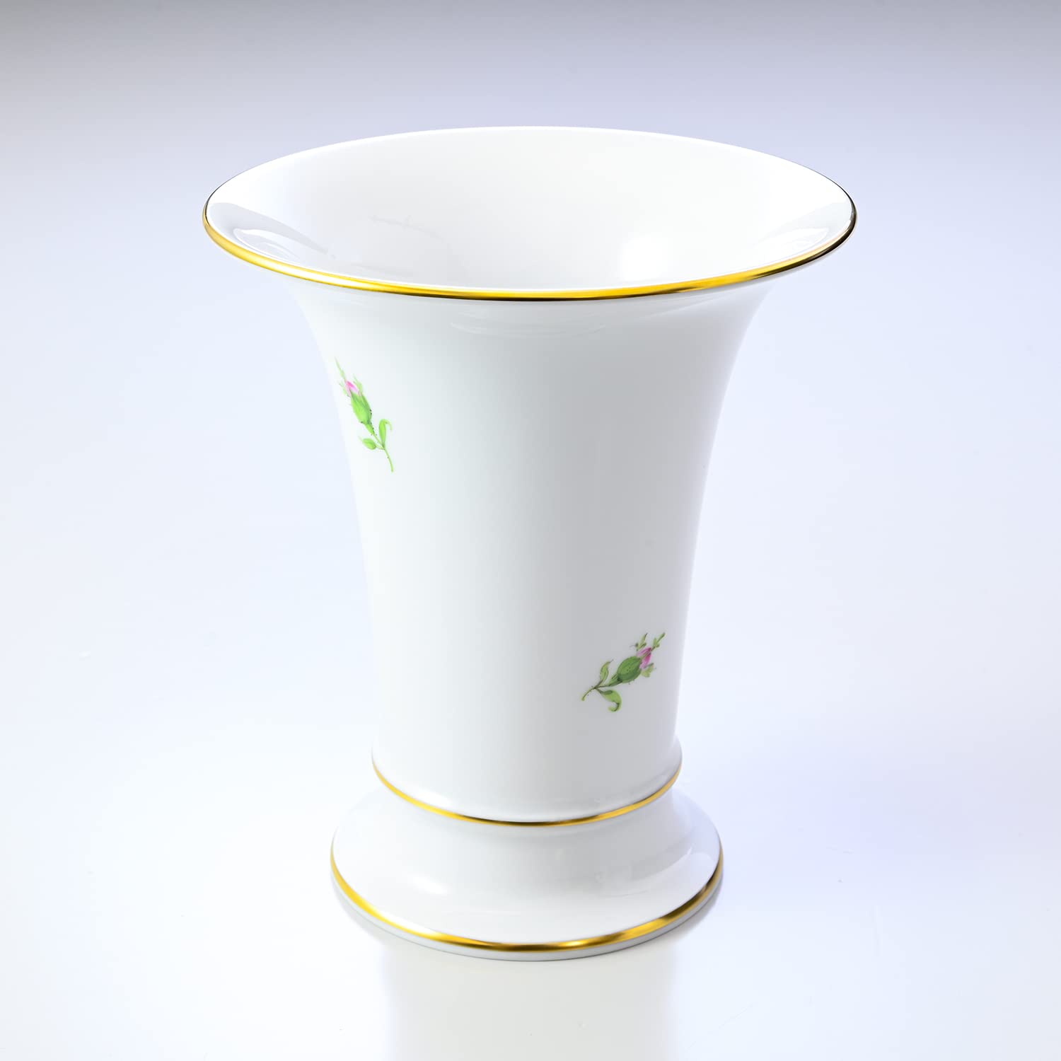 Amazon.co.jp: マイセン ピンクローズ ピンクの薔薇 花瓶 ベース 16cm