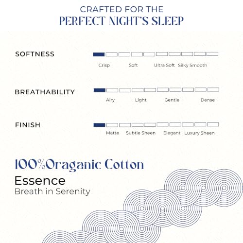 Image of Mayfair Linen Organic Cotton Queen Pillow Cases Set of 2, Soft, Dark Grey