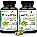 The Original Natural Muscle Relax AM-PM 24/7 Day or Night Relaxant from Catalina Naturals with Magnesium for Calmness - 60 Count