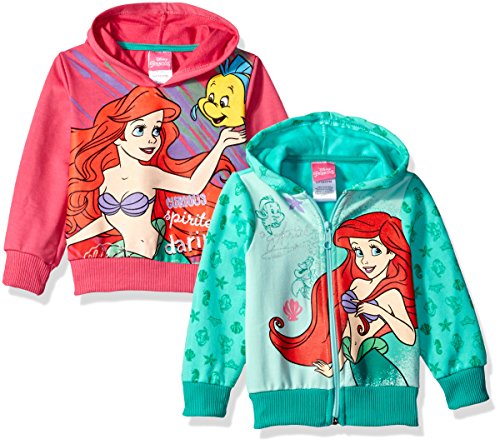 Sweat à capuche Disney Ariel pour fille lot de 2 vêtements vert taille 5 ans