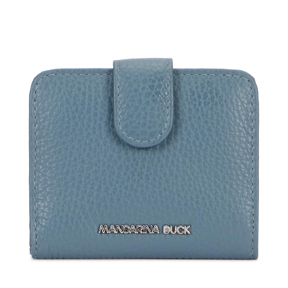 Mandarina Duck Women's Bleu Calfskin Wallet