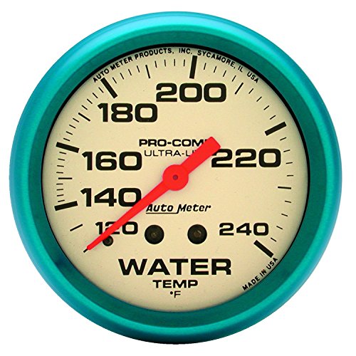 Image of AUTO METER 4532 Ultra-Nite Water Temperature Gauge, 2 5 /8 inch