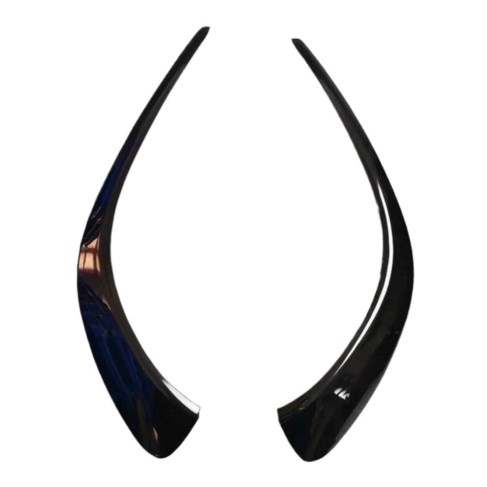Auto Frontali Paraurti Spoiler Per Mercedes Per Benz CLA C118 Per AMG 2020-2024 2 pezzi Paraurti anteriore auto Spoiler Splitter Canard Prese d'aria(Nero lucido)