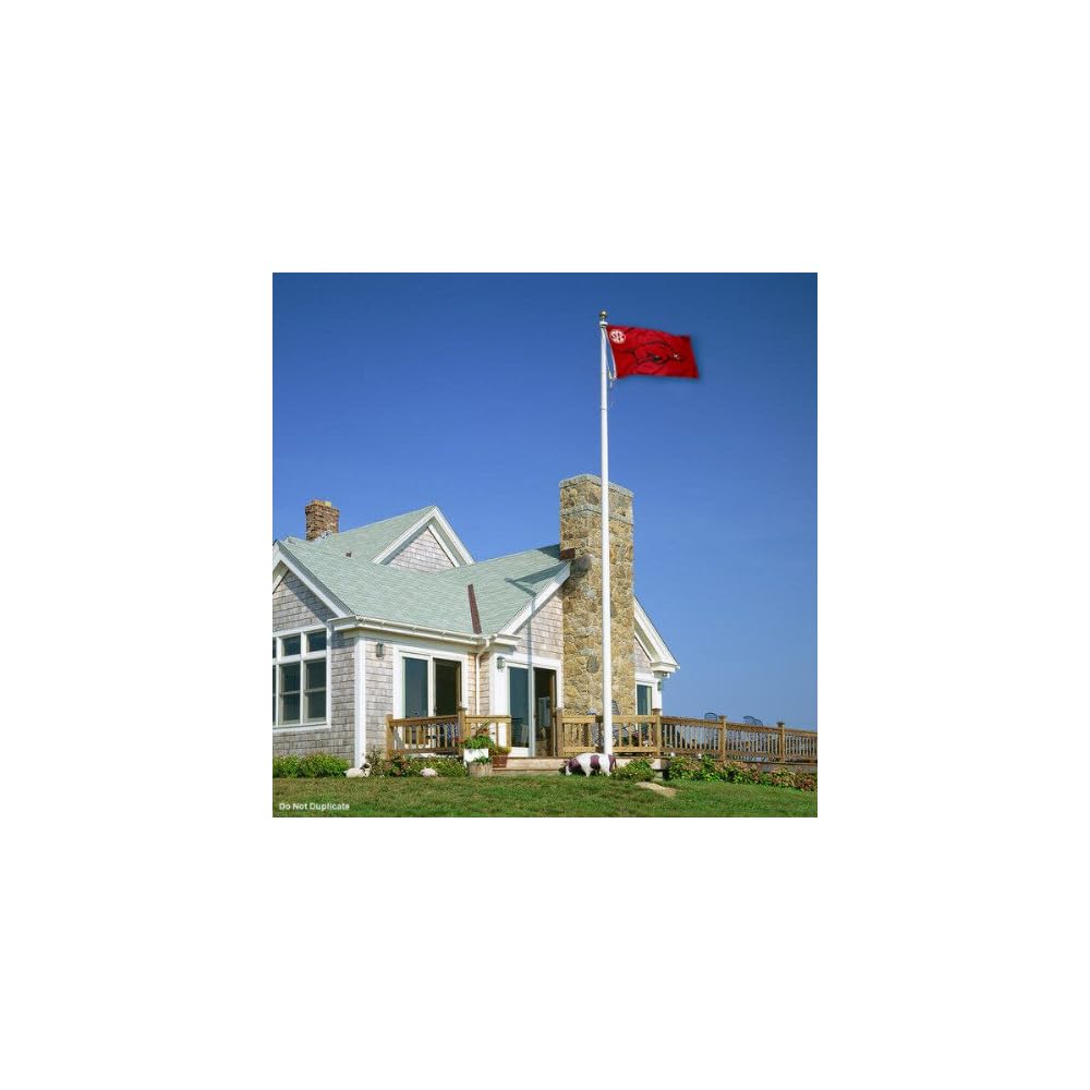 Arkansas Razorbacks Helmet 3x5 Flag - Officially Licensed, Double-Sided Print, Durable Polyester With Grommets - View #4