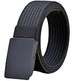 HALO LICHT Ceinture Homme Tressée 3,8 cm, Système à Cliquet Sans Trou, Ajustement Infini, Facile à Couper, Ne Glisse Pas – Idéale pour Travail, Extérieur et Quotidien