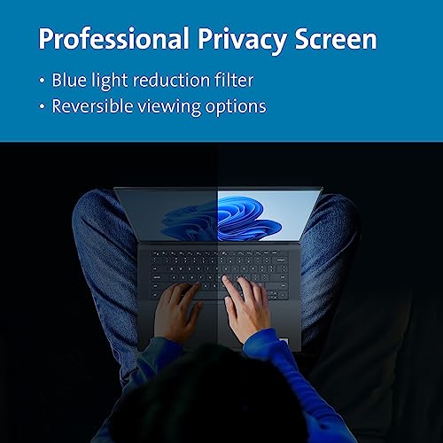Image of Kensington MagPro Magnetic Laptop Privacy Screen 14 inch, Removable 16:10 Laptop Privacy Filter, Anti-Glare, Blue Ray Reduction, Compatible with HP /Dell /Acer /Asus /Samsung /Lenovo (K55254WW)
