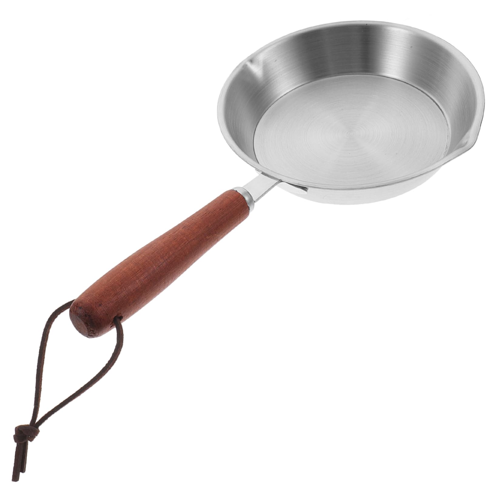 GLEAVI Sturdy Stainless-steel Mini Pot Nonstick Skillet Frying Pan Egg Frying Pan