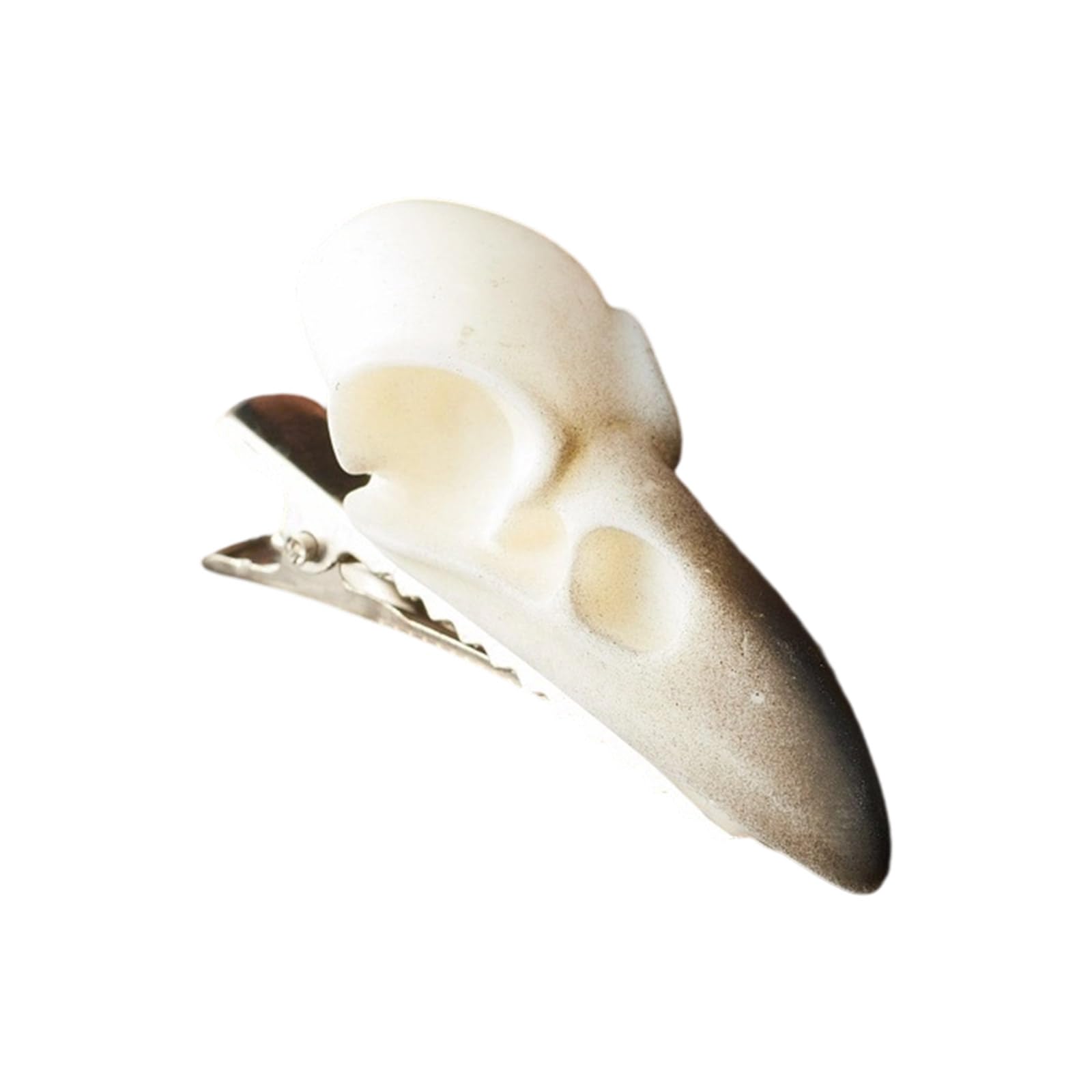 YUXITA Punk Crow Skull Hair Clip Resin Pendant Necklace Halloween Jewellery For Unique Daily And Party Comfortable Wear