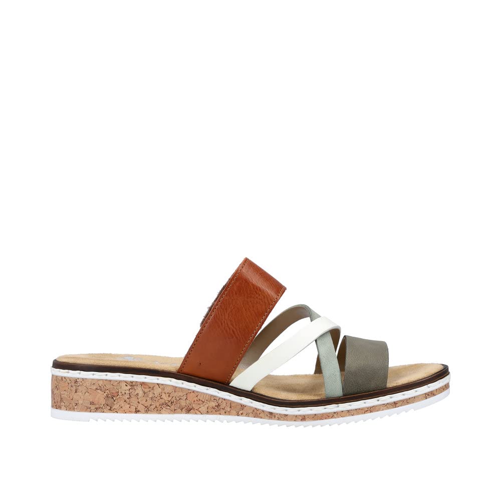 Rieker Faye Womens Low Wedge Sandals