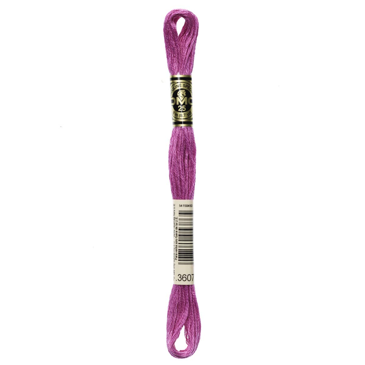 DMC Embroidery Floss Mouline Stranded Cotton Thread for Hand Embroidery and Sewing - Colour No: 3607-6 x 8m Skeins