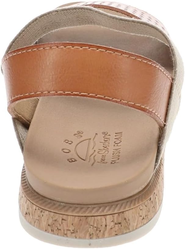 Skechers Women's Desert Kiss Low-Perf Look Flat Sandals