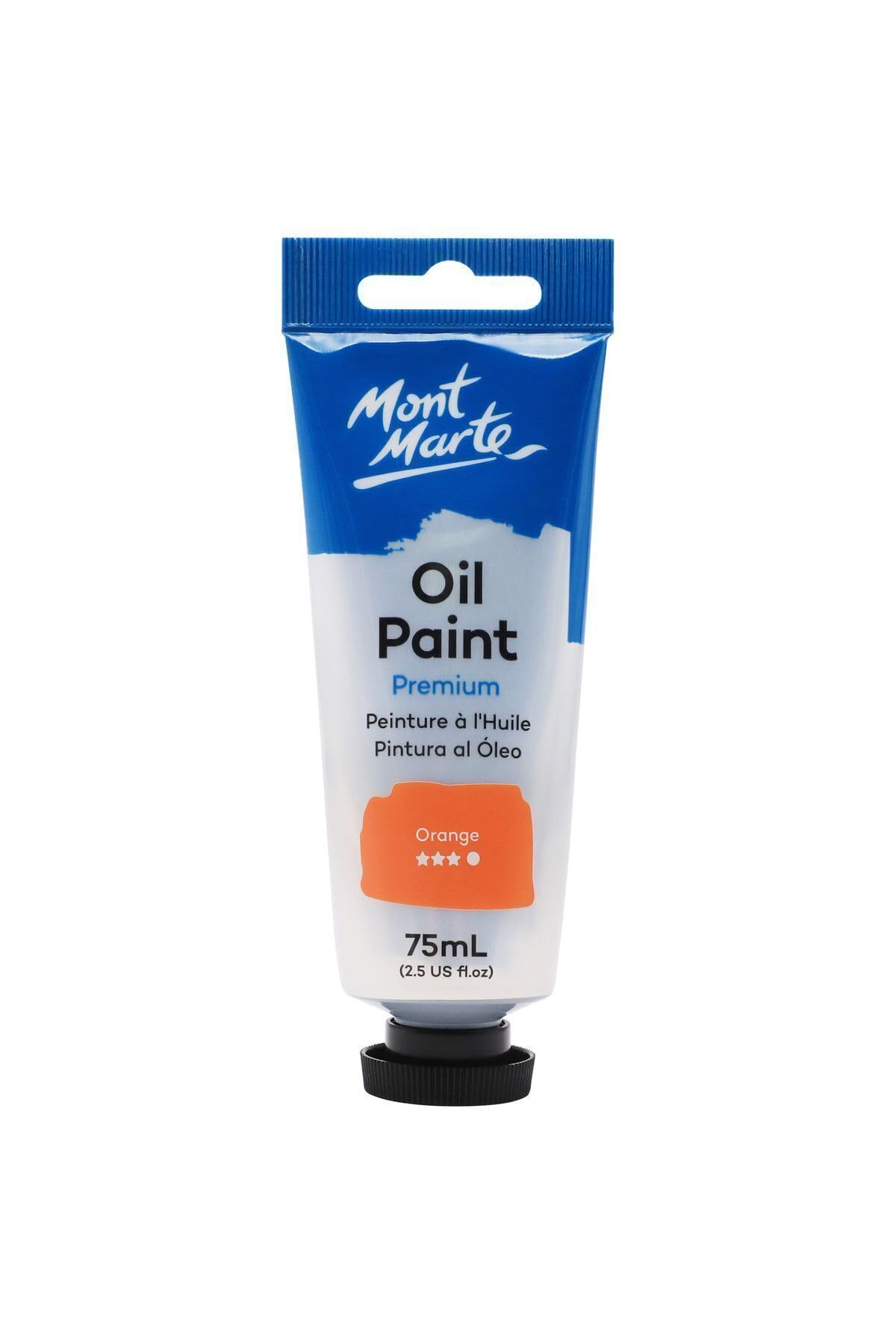 Mont Marte Premium Oil Paint 75ml (Orange)-picture-13