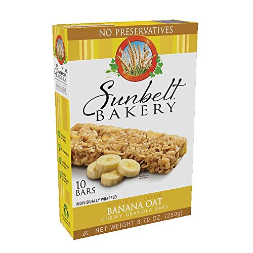 Sunbelt Bakery Banana Oat Chewy Granola Bars, 8 Boxes