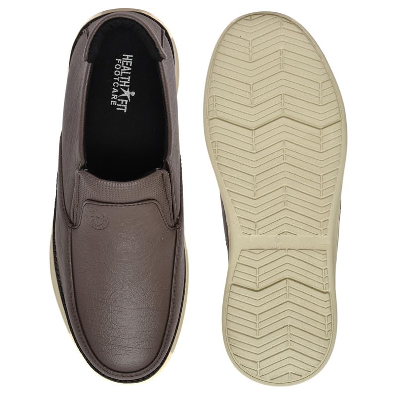 Image of HEALTH FIT Super Comfortable & Breathable Soft Sole Ultra-Lightweight Shoes Everyday Stylish & Durable Classic Design Shoe for Men's 1732
