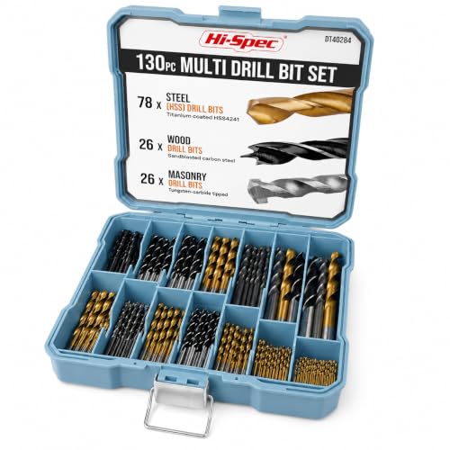 Hi-Spec 130pc Multi SAE Drill Bit Set - Image 2