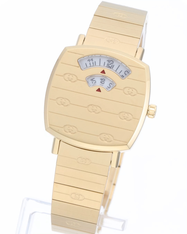 Amazon.co.jp: [グッチ] Watch GRIP グリップ ゴールド 文字盤