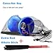 MAGICYOYO Pro Triple Bearing Diabolo Medium Size 5” Blue Chinese Yoyo Toy with 2 Pair Carbon Sticks+ 2 Extra Strings +1 Net Bag, High Performance Chinese Yoyo Diabolo Skill Toy