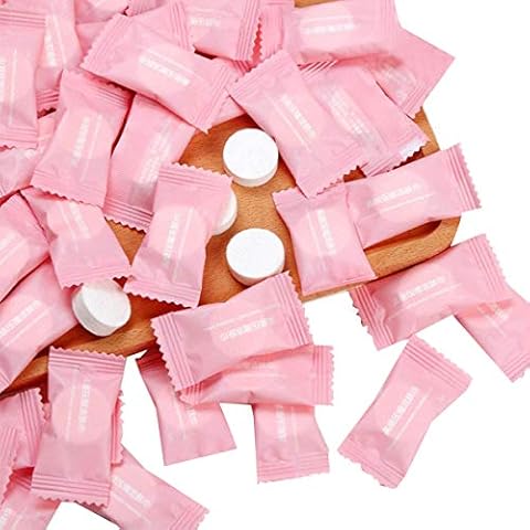 Liseng Compressed Towels 100 PCS Disposable Portable Towel Mini Tablets Cotton Coin Tissue for Travel, Hiking, Camping, , Beauty , Home Hand Wipes and Other Activities Cover