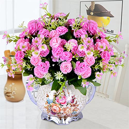 ZAIZAI Met vaseartificiële bloemen planten pot fake bloem ingemaakte ornamenten voor huisdecoratie ambachtelijke planten… - Afbeelding 6