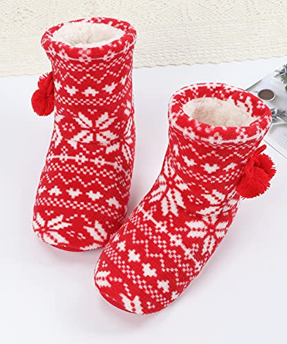 Image of Panda Bros Women's Bootie Slipper Socks, Non-Slip Gripper House Socks