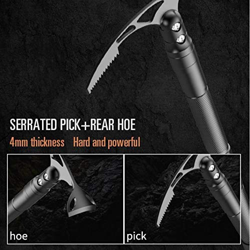 Mempa Multi-Purpose Folding Shovel Ultimate Survival Tool (Black Suit) - Thumbnail 5