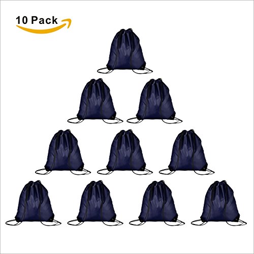 LIHI Bag 10 Pack Ripstop Paty Favor Drawstring Backpack Goody Gift Team Bags2