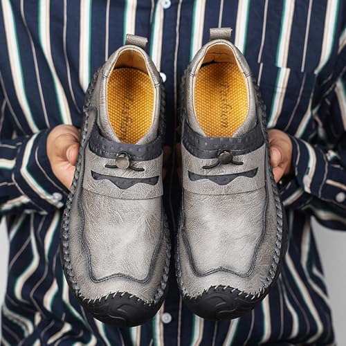 Men's Casual Walking Loafers Classic Business Office Formal Uniform Driving Work Slip Resistant Lightweight Outdoor Sports Climbing Hiking Shoes4