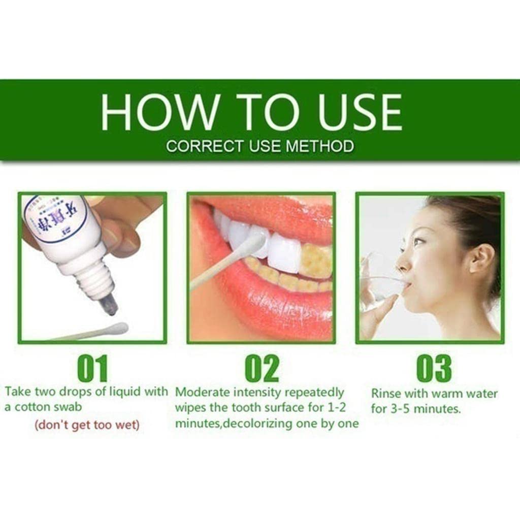 ATORSE 2 Pcs 10Ml Teeth Whitening Water Oral Hygiene Care Tooth Cleaning Liquid|Health & Beauty|Health Care|Other Health Care Supplies 3