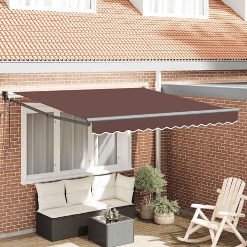 Auvent rétractable télécommandé avec bras articulés réglables en aluminium - 2
