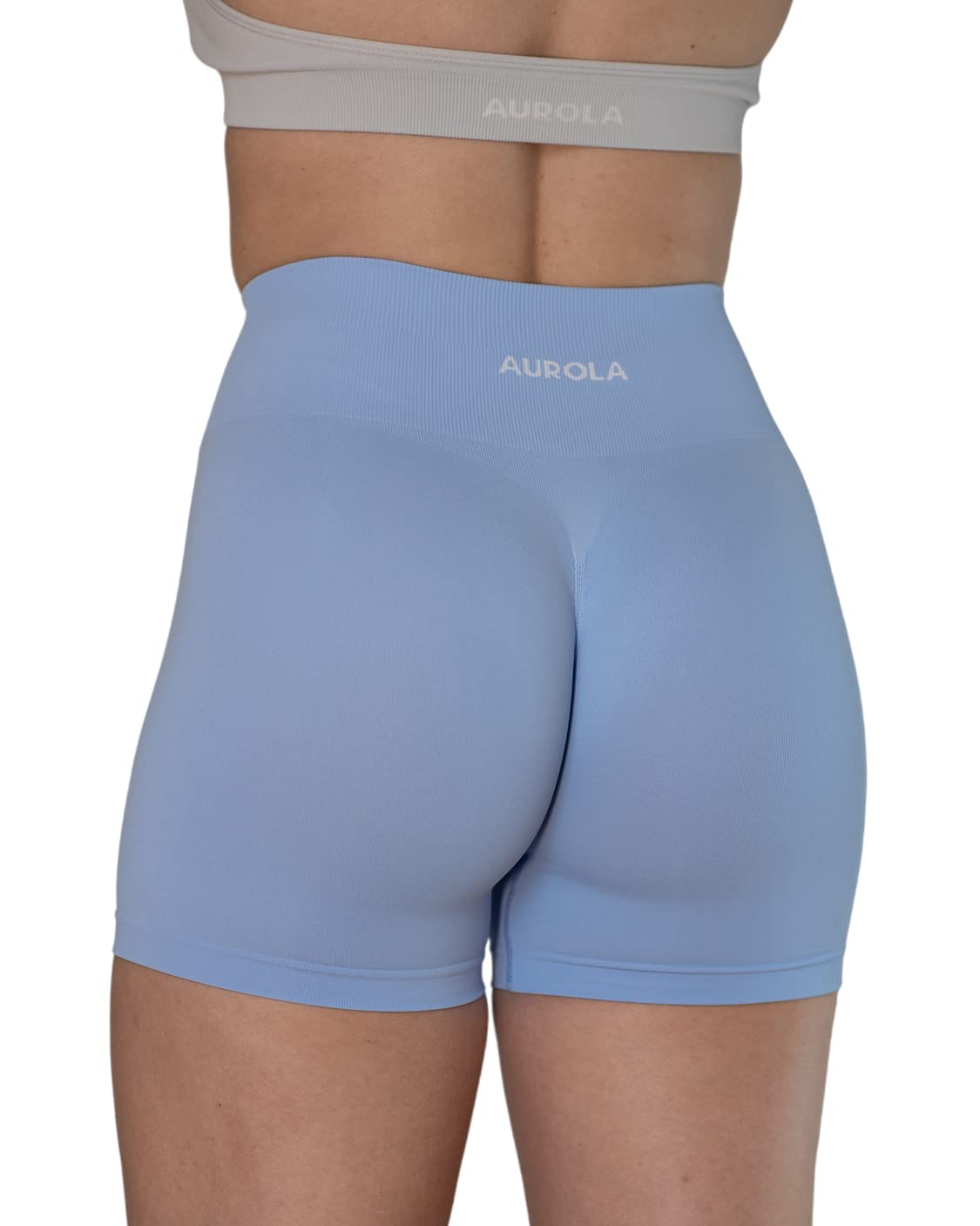 AUROLA Aurola Dream Workout Shorts Women - Shorts - Doux - Femme | Contrôle du ventre, pas de couture avant, non transparent, entrejambe à soufflet, entrejambe de 10,2 cm, doux, compression