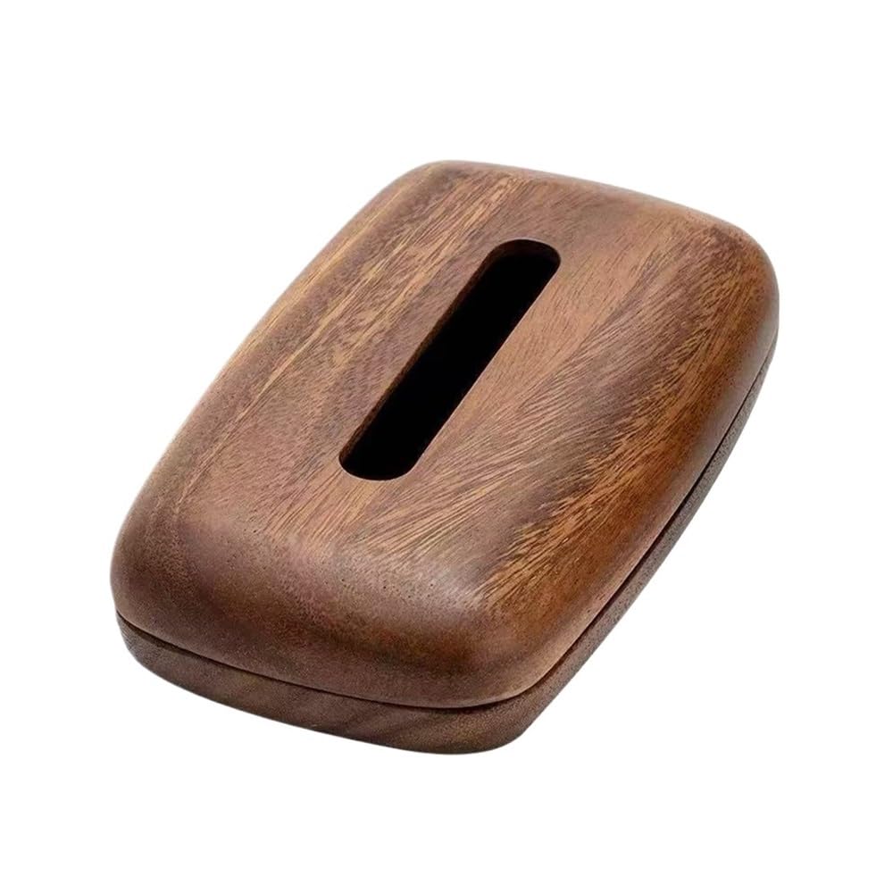 Tissue Box Cover - Modern Vintage Design, Wood, For Desk & Bathroom Decor