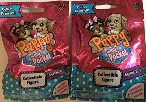 NEW Puppy in My Pocket Series 5 Blind Bag (SET OF 2 MYSTERY BAGS) by Puppy In My Pocket