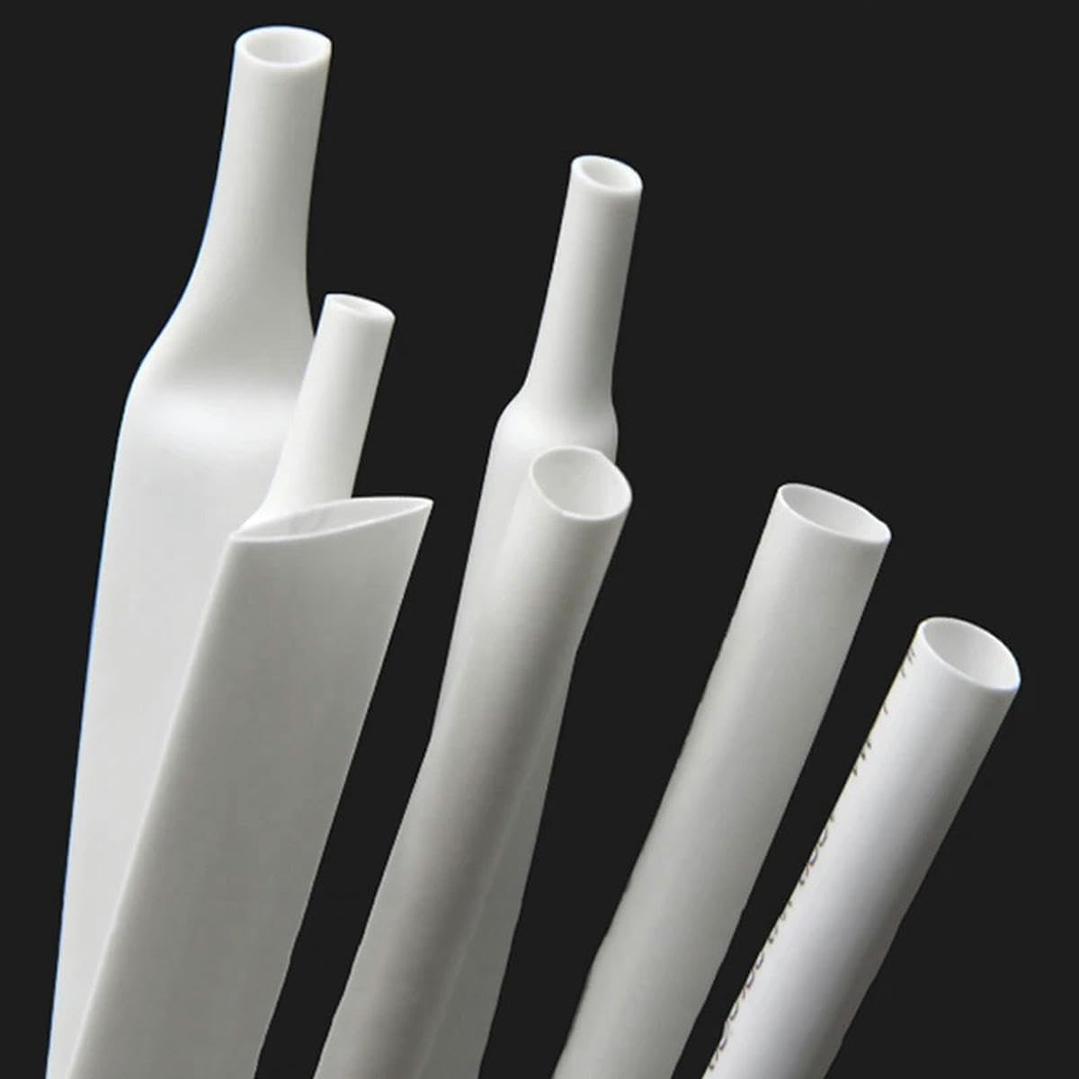 1/5/10/25/50M 2:1 Tubo termorretráctil termorretráctil Diámetro 0,6 mm ~ 80 mm Cable de reparación de bricolaje Protector Manguito Tubo de envoltura-70 mm-5 metros