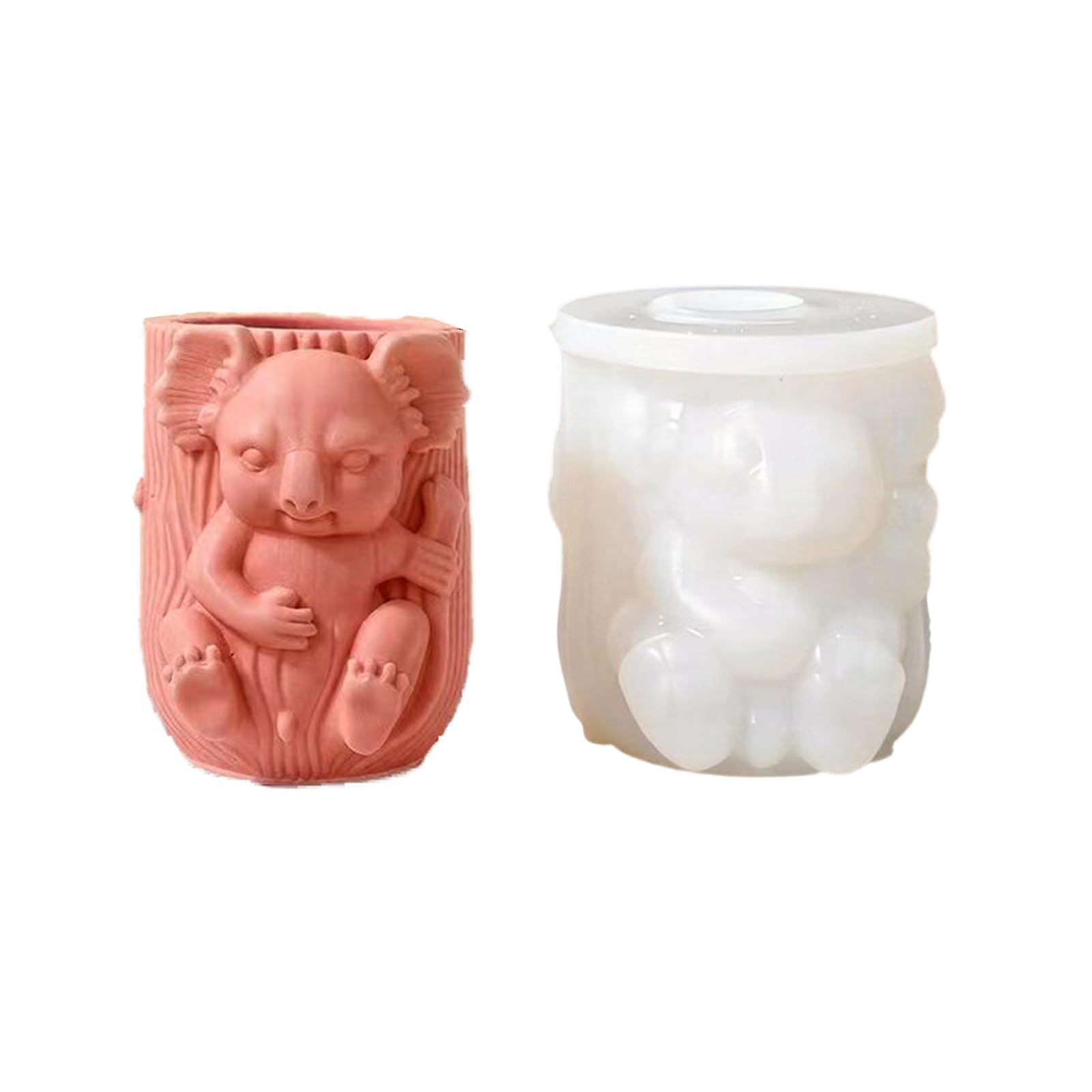 Kaeltsyn Silicone Koala Flower Pots for Small Plant Containers and Decorative Items Unique Making Silicone Craft