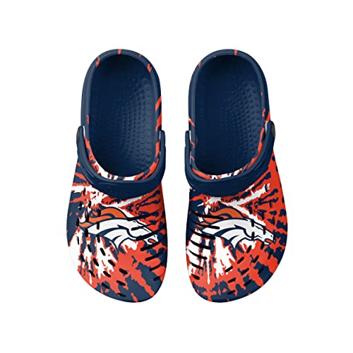 Image of FOCO Mens NFL Team Logo Tie-dye Garden Water Sandals Shoes Slipper Clogs with Strap