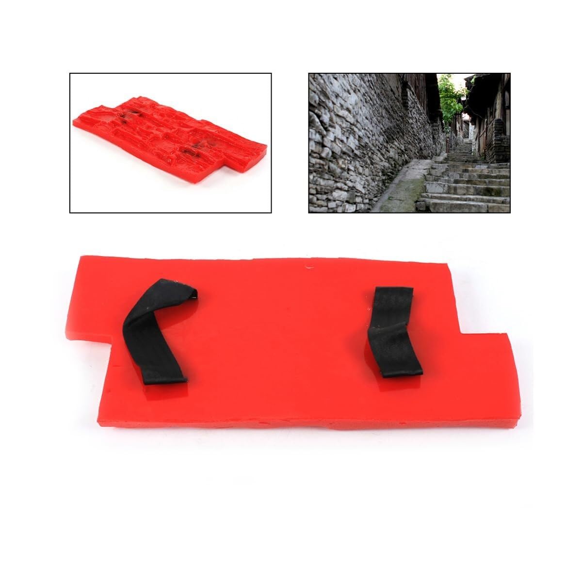 Tapis De Tampons En Béton 7 Pcs, Tapis De Tampon De Texture En Polyurethane 7 Pcs P 010839085644