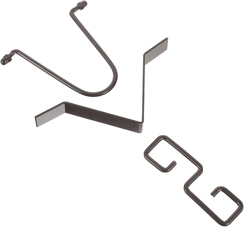 Miniatura 1 de MERRYHAPY 1 juego de gancho de cadena de lluvia negro metal negro gancho negro cadena de lluvia escurridor cadena cadena lluvia cadena taza gancho